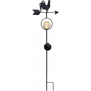 Venkovní osvětlení Solární lampa zapichovací Star Trading černá 81 cm 1 ks