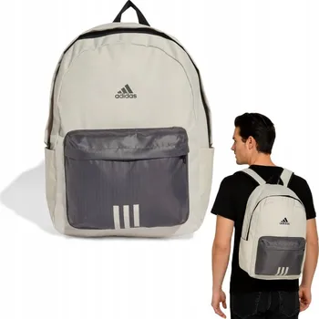 Sportovní batoh Školní batoh jednokomorový adidas v odstínech hnědé a béžové 28 l