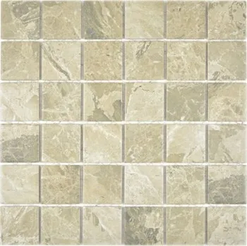 Obklad KERAMICKÁ MOZAIKA, HNĚDÁ SMĚS 48X48