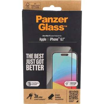 Tvrzené sklo PanzerGlass pro Apple iPhone 15, 1 ks
