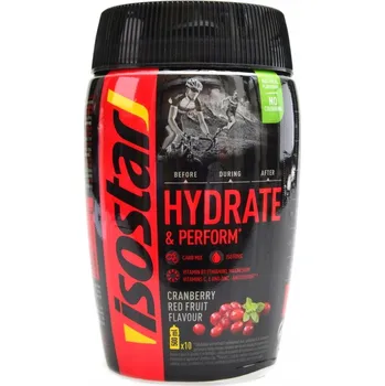 Iontový nápoj Isotonic prášek Isostar hydrate perform izotonický nápoj 400 g brusinky brusinková příchuť 400 g 1 ks