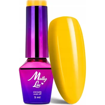 Lak na nehty Molly Lac Hybridní lak 5 ml - Č. 214 Honey Diva