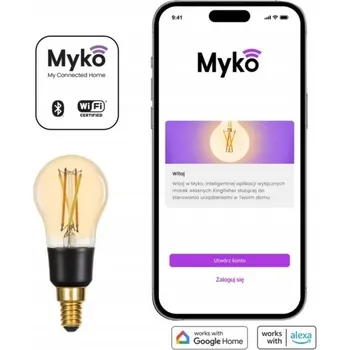 Žárovka SMART LED žárovka | E14 Filament 470lm | WiFi Bluetooth Alexa Google HOME