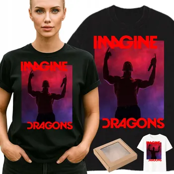 TRIČKO KONCERT IMAGINE DRAGONS LOOM WORLD TOUR KONCERTNÍ DÁMSKÉ BAVLNA S