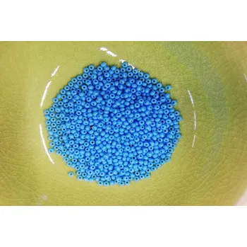 Dětské navlékací korálky Korálky PRECIOSA rokajl vel.11/0 - světle modrá matná - 10g