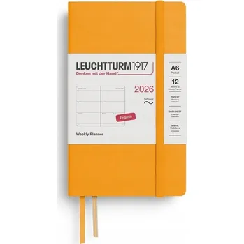 Diář Knižní diář 2026 A6 Leuchtturm1917 oranžový
