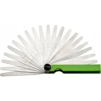 Jednoduchá spárová měrka listová 0,05-1mm pro měření WURTH