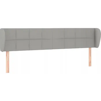 Čelo postele Uszak světle šedé 203x23x78/88cm