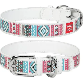 Obojek pro psa Kožený obojek pro psa Waudog vel. XS