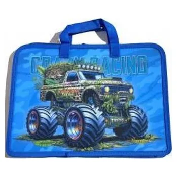 Teczka-torba A4+zapinana na zamek z rączką Monster