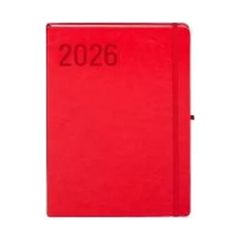 Diář Kalendarz 2026 A4 Formalizm czerwony TDW