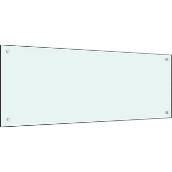 Kuchyňský mlýnek zahrada-XL vidaXL Kuchyňský panel bílý 100 x 40 cm tvrzené sklo 249460
