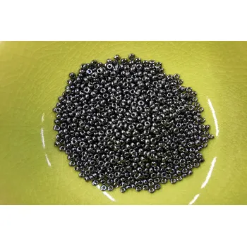 Dětské navlékací korálky Korálky PRECIOSA rokajl vel.11/0 - modrá delta metalická - 10g