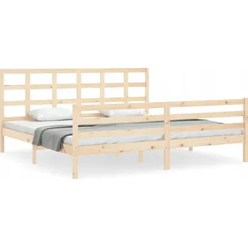 Postel Jednolůžková dřevěná postel 160x200 cm, vícebarevná