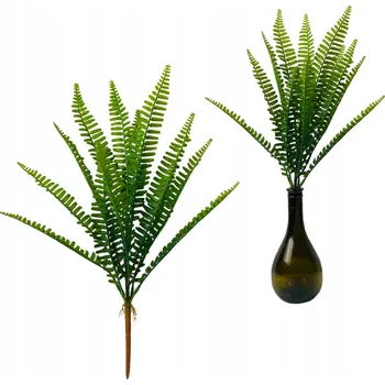 umělá květina KYTICE LISTŮ KAPRADÍ UMĚLÉ LISTY FLORISTICKÉ DOPLŇKY 45cm FEJKA