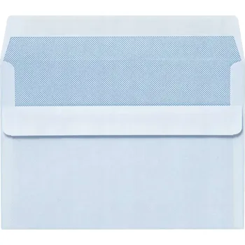 Obálka Obálka bez okénka C6 (114 x 162 mm) bílá 50 Ks. Samolepicí (SK) Kancelářské