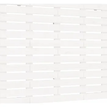 Čelo postele z borovicového dřeva 96x3x91,5 cm bílé