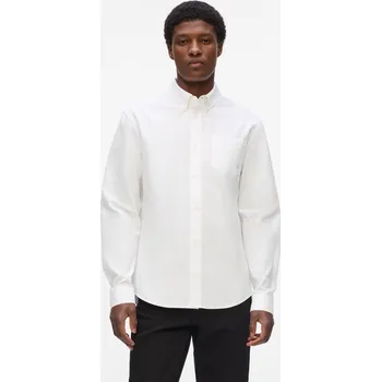 Pánská košile KOŠILE KARL LAGERFELD KAMEO SHIRT W/ POCKET WHITE