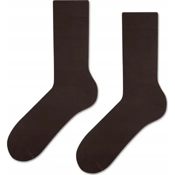 Pánské ponožky AMAZON BASIC hnědá 36-40 Tmavá čokoláda