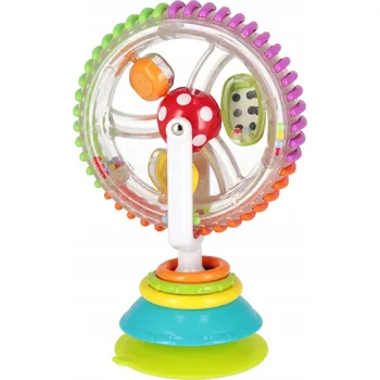Hračka pro nejmenší BAM BAM HRAČKA NA PŘÍSAVKU KOLOTOČ 14X23X12 WB 36