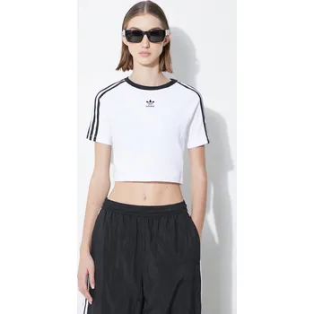 Pánské tričko Tričko adidas Originals 3-Stripes, L, bílá, 00X