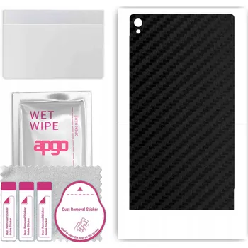 Pouzdro na mobilní telefon Fólie / Ochranná fólie na ZÁDA pro Lenovo Tab3 8 Plus - Karbonový Vzhled