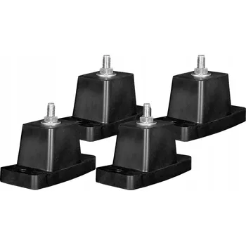 Příslušenství pro vzduchotechniku Antivibrační gumové podložky pod klimatizaci, tepelné čerpadlo, nožičky - 4 ks