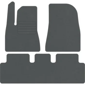 autokoberec Koberce Edecor velurové 3 ks