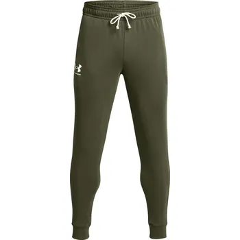 Pánské tepláky na volný čas Under Armour RIVAL TERRY JOGGERS zelené 1380843-390 - L | UK 13,5K | US 1