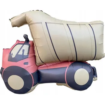 Balónek Fóliový Balónek Sklápěčka Matná Stavební Auto 60 x 48 cm