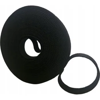 Lepicí páska Oboustranná Černá Suchý Zip Páska 5m x 1cm