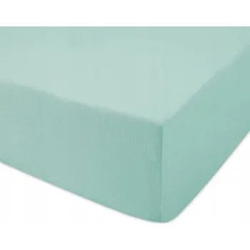 Prostěradlo Prostěradlo s gumou jersey 220x200 světle tyrkysové