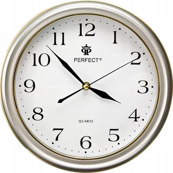 Hodiny Nástěnné hodiny Perfect stříbrné 28 cm