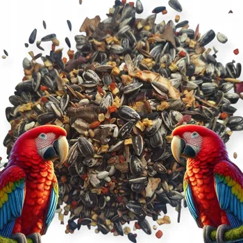 Krmivo pro ptáka Krmivo pro velké papoušky s jablky, 10 kg – směs pro kakadu, ary, žako