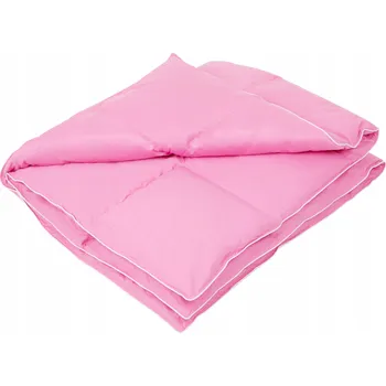 přikrývka Péřová Přikrývka 200x220 Celoroční Standard, 50% Peří, 100% Bavlna Růžová