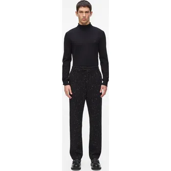 Pánské oblečení KALHOTY KARL LAGERFELD BOUCLE PANTS BLACK