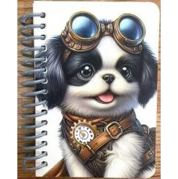 Set školních potřeb Kołonotatnik ozdobny A7/64K gładki Pies