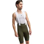 SIROKO Pánské cyklistické kraťasy z recyklovaných tkanin Basil Zelená 2XL ZELENÁ