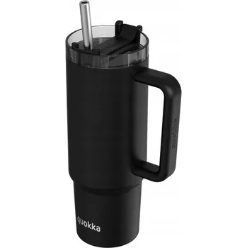 Termohrnek Quokka Vibe Smartgrip, Nerezový termo pohár Black, 880ml, 40380