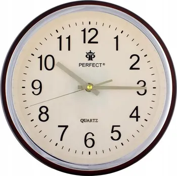 Hodiny Nástěnné hodiny Perfect hnědé 28 cm