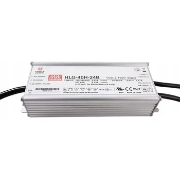 Napájecí zdroj pro osvětlení Napájecí zdroj 24V 1,67A 40,08W MEAN WELL HLG-40H-24B