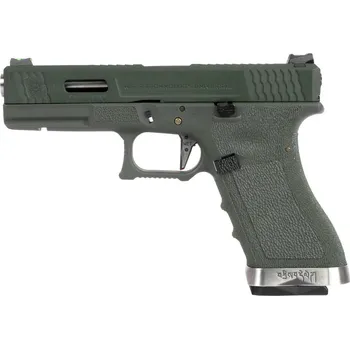 Airsoftová zbraň WE Airsoftová pistole R17 V2 Force - olivová