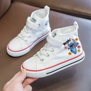 Chlapecká obuv Dětské plátěnky Stitch – jarní tenisky s potiskem Velikost: 30, Barva (Varianta): 8