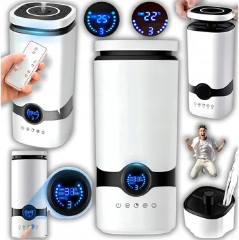 Zvlhčovač vzduchu Ultrazvukový Zvlhčovač Vzduchu s Ionizátorem a Difuzérem – Bílý