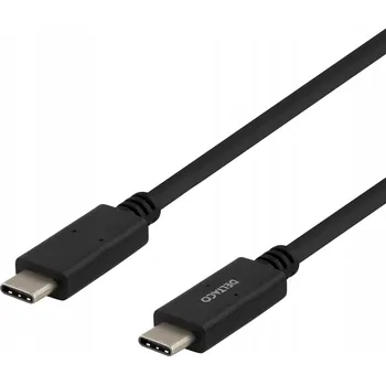 Datový kabel DELTACO USBC-1503 USB-C kabel - USB-C, 5 Gbit/s, 5 A, 2 m, černý