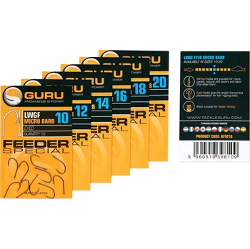 Rybářský háček Háčky zemní Guru LWGF Feeder Special 10 ks