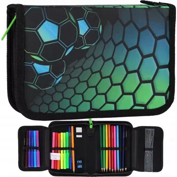 Penál Penál Starpak rozkládací s vybavením fotbal