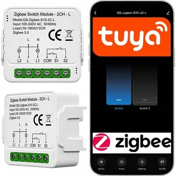 IP kamera Řídicí jednotka Sone Relé Zigbee Bez N, dvoukanálové ZigBee
