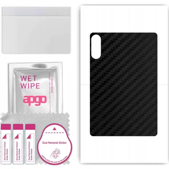 Pouzdro na mobilní telefon Fólie na zadní stranu pro Lenovo Tab K10 Gen 2 - karbonová barva