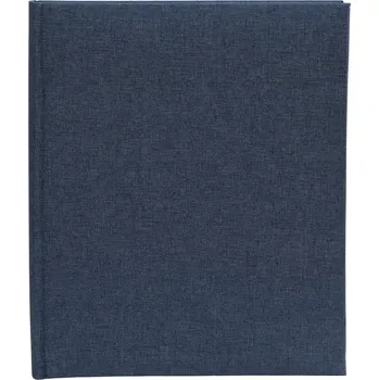 Fotoalbum Fotoalbum k nalepení Linen Blue, 40 stran černých, len